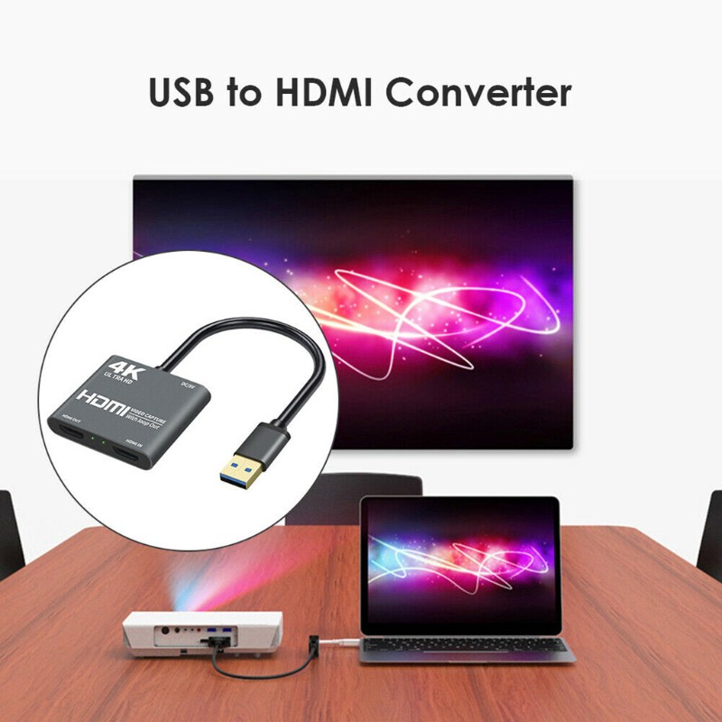 Card Thu Tín Hiệu Video 1080p 60fps 4k Hdmi Usb3.0