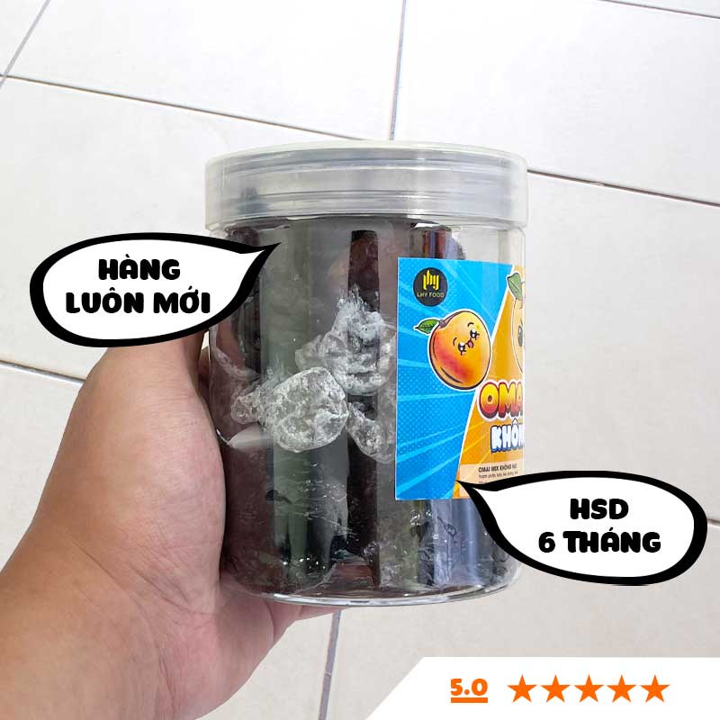 Ô mai mơ mận dẻo không hạt🍟FREESHIP🍟hộp 450g LHYFOOD ăn vặt Hà Nội