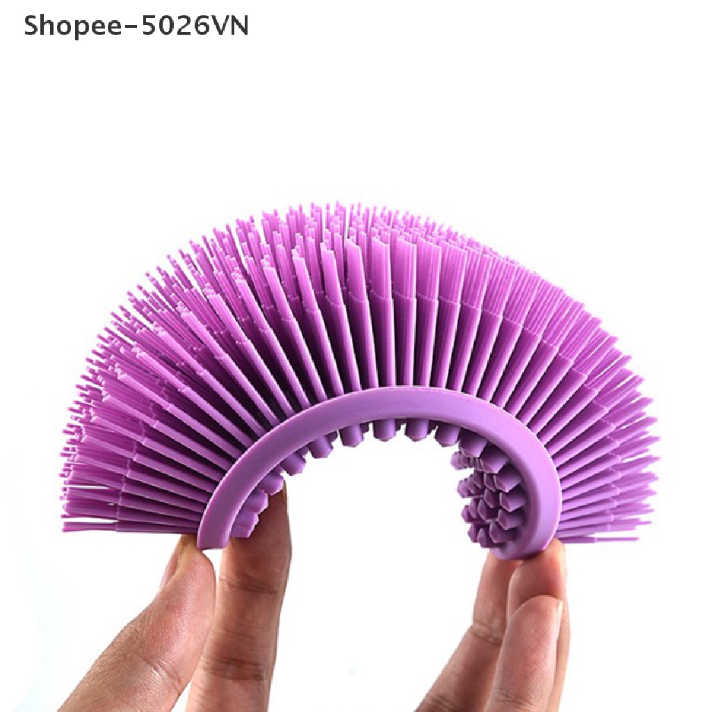 Bàn Chải Tắm Tẩy Tế Bào Chết Bằng Silicon Mềm Mại Phù Hợp Với Da Em Bé (f)