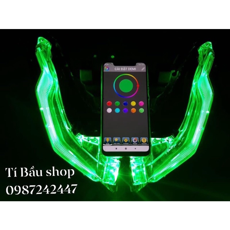 Audi Demi i8 hiệu ứng cho AB 2020 - bảng mạch chỉnh app 7 màu