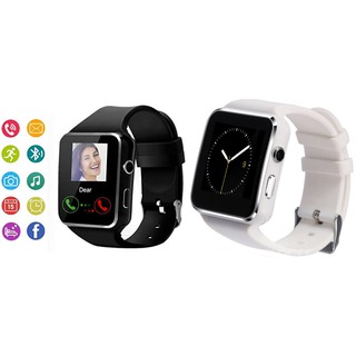 Đồng Hồ Thông Minh Smartwatch Cao Cấp X6 Màn Hình Cong Hỗ Trợ Sim Và Thẻ Nhớ