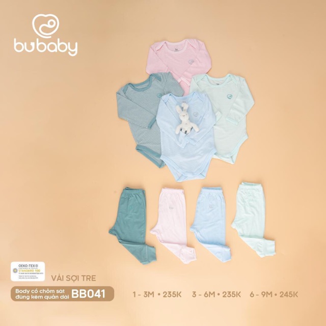 Bubaby - Body chip , quần dài hoạ tiết kẻ BB041