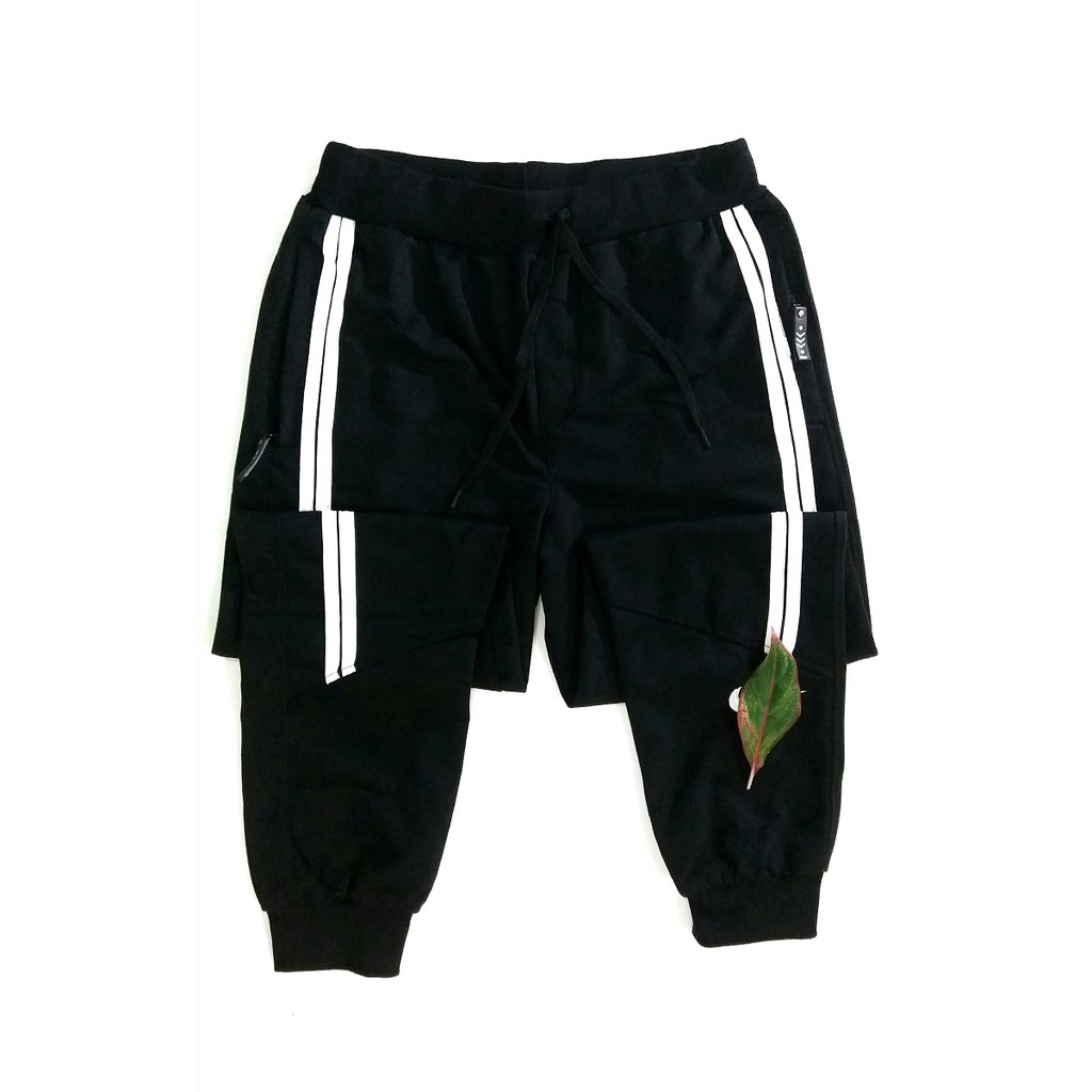 (HÀNG SHOP) QUẦN JOGGER NAM NỮ CAO CẤP, QUẦN DÀI NAM NỮ- 2 SỌC, TÚI KHÓA KÉO, HÀNG VN (ẢNH THẬT)