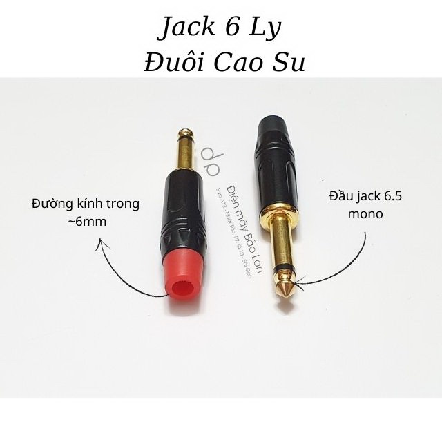 Dây 3.5 Ra 2 Đầu Jack 6.5, Hãng Sommer Germany, Màu Đỏ, Bảo Hành 6 Tháng