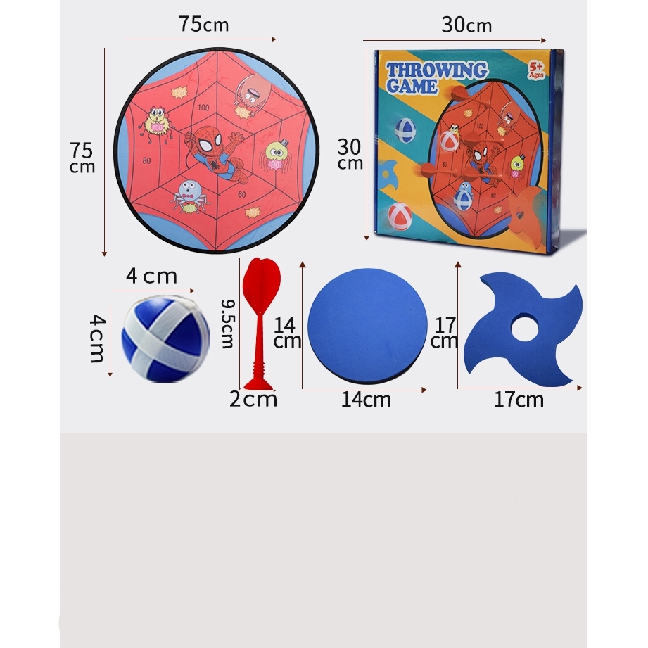 Bộ Đồ Chơi Phóng Phi Tiêu Vui Nhộn Dành Cho Bé