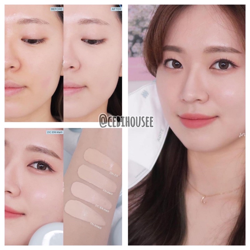 Phấn nước kiềm dầu Innis No-Sebum Powder Cushion SPF35 PA++ sale 47%