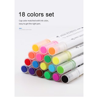 Brush Marker - Hộp bút lông màu hai đầu Baoke D289, sản phẩm chất lượng cao và được kiểm tra kỹ trước khi giao hàng