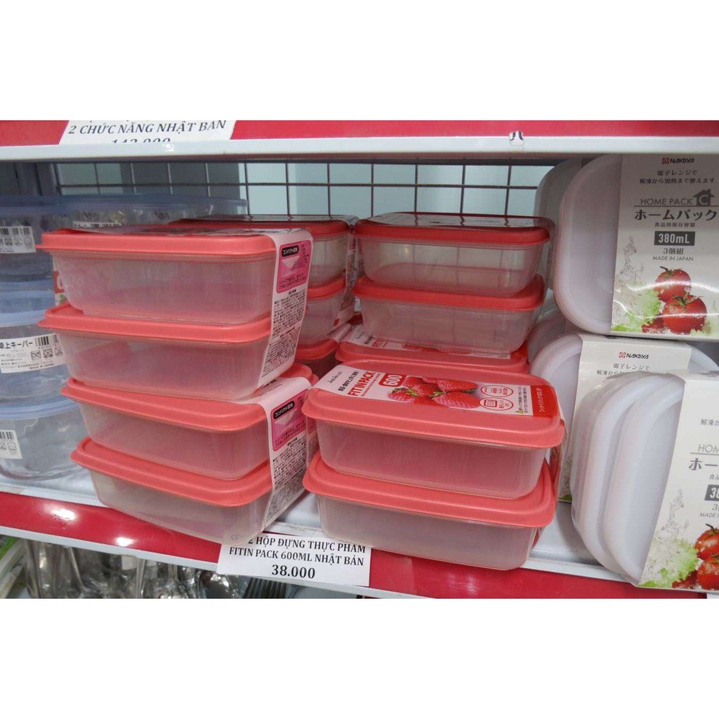 Hộp nhựa đựng thực phẩm Fitin Pack nắp dẻo Nhật Bản | BigBuy360 - bigbuy360.vn