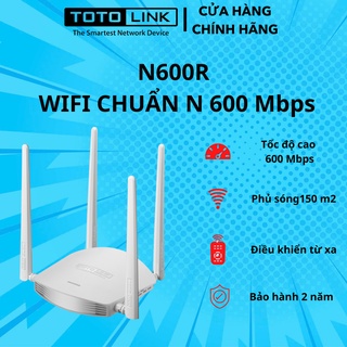 Bộ phát WIFI chuẩn N 600Mbps TOTOLINK N600R hàng chính hãng