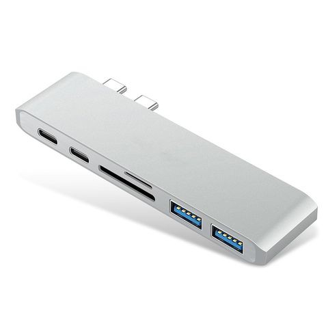 Hub USB Type C 6 in 1 dùng cho Macbook