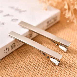 Kẹp tóc cá sấu trơn làm handmade