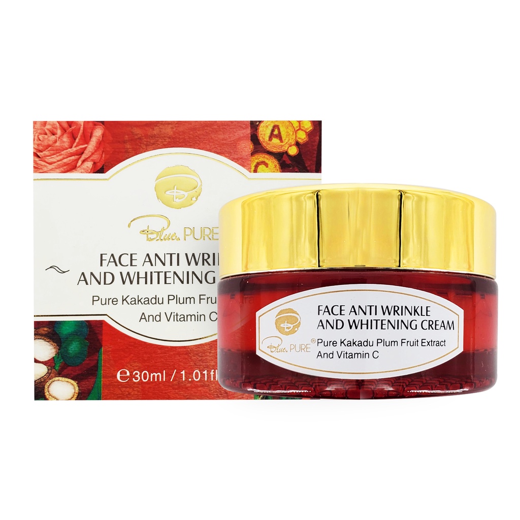 Kem chống nhăn và dưỡng trắng - BLUE PURE  30ML _ Jena hàng ngoại