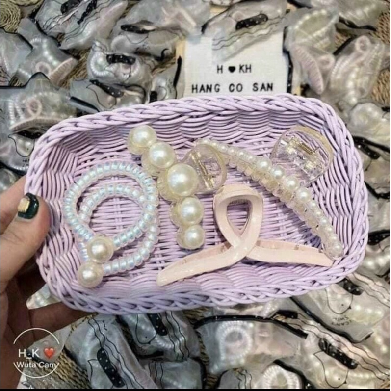 Set kẹp cột tóc 5 món