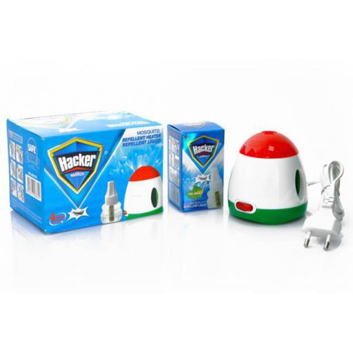 Máy Đuổi Muỗi Xông Tinh Dầu Hacker + Kèm Lọ Tinh Dầu 40ml