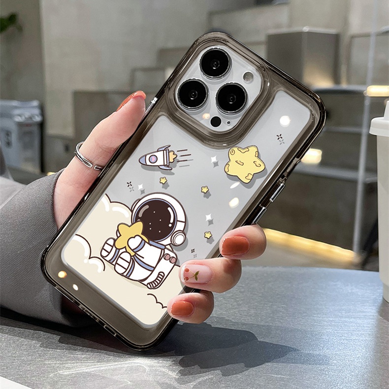 Ốp Điện Thoại TPU Silicon Mềm Trong Suốt Chống Sốc Cho IPhone 14 12 13 6 6S 7 8 Plus X XS XR 11 Pro Max
