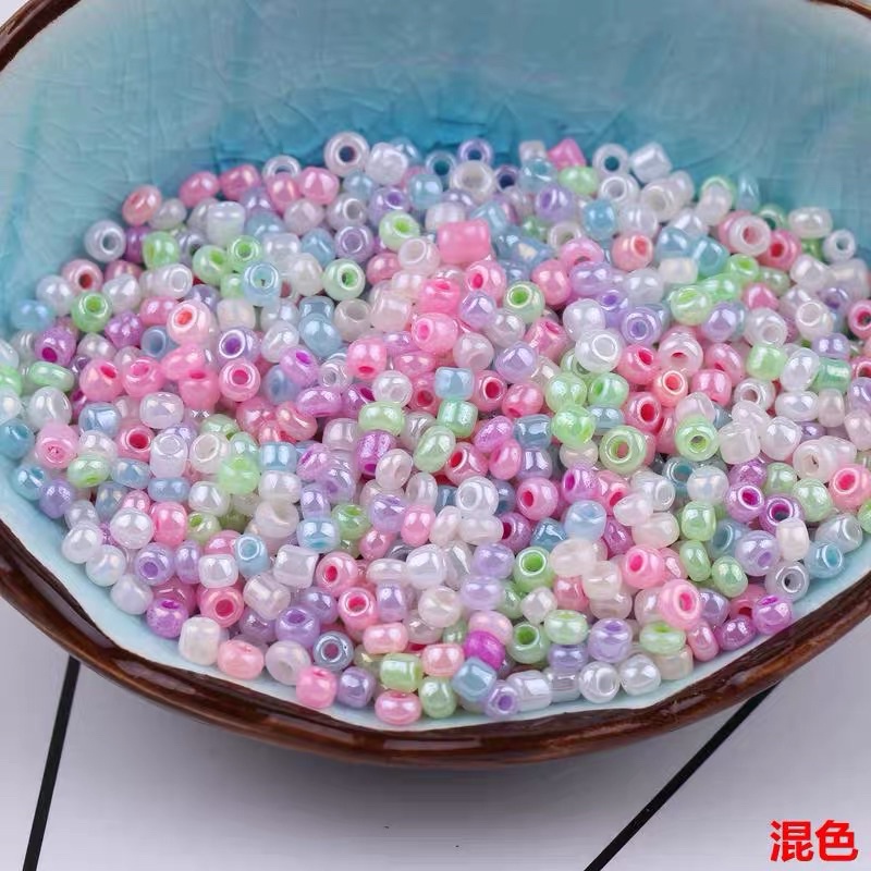 [ FREE SHIP] Set 800 hạt cườm xỏ lỗ làm vòng tay, phụ kiện,...