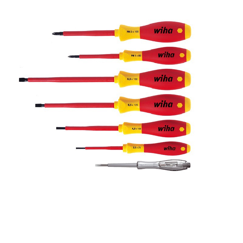 Bộ tua vít cách điện 7 chi tiết Wiha 00834