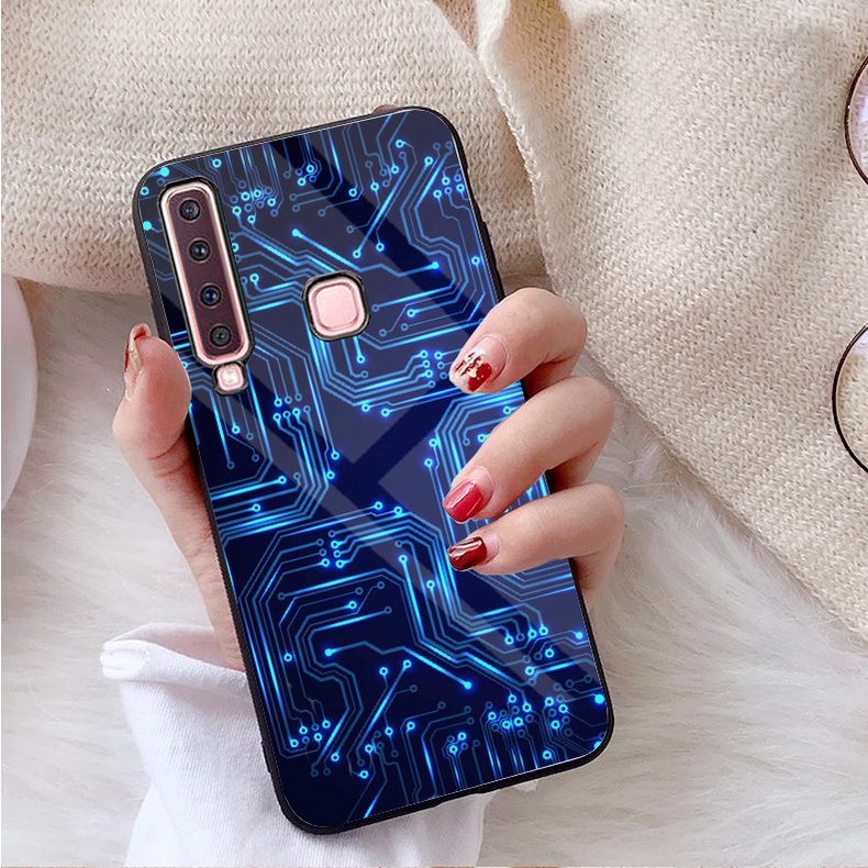 Ốp Lưng SAMSUNG GALAXY A9 2018 Mặt kính gương sáng bóng cao cấp