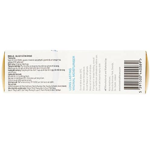 Regelle - Gel đặt giữ ẩm âm đạo hỗ trợ giảm khô, ngứa, khó chịu