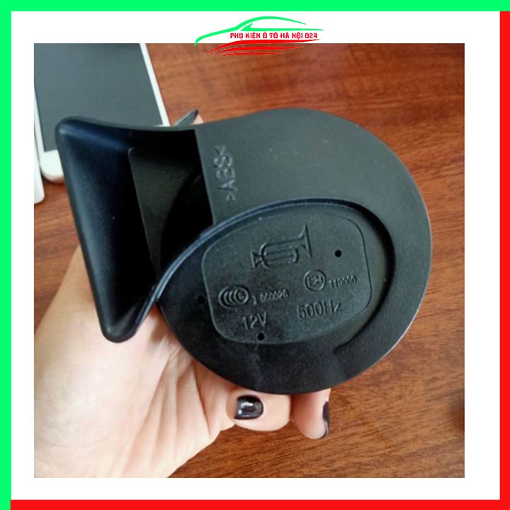 Bộ 2 còi sên Electric Horn VTS HN-70F điện áp 12V dùng cho ô tô xe máy