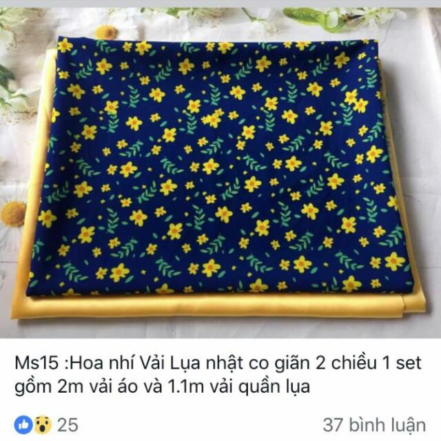 Vải lụa nhật ms15