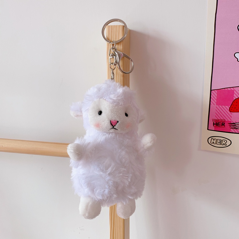 Móc Khóa Hình Búp Bê Nhồi Bông Dễ Thương Dùng Làm Móc Khóa