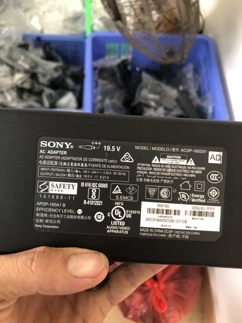 Adapter nguồn tivi sony 19.5V 8.21A chính hãng