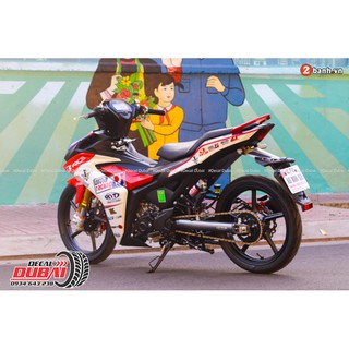 Tem Trùm Exciter 155 Đỏ Trắng Tím RCB