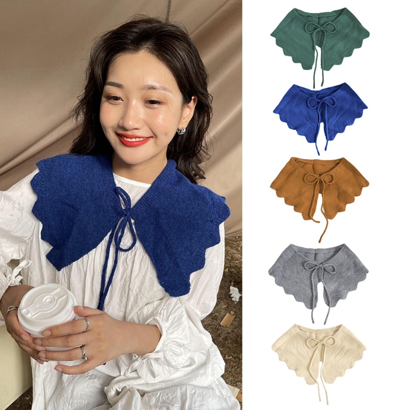 Cổ Áo Sơ Mi Giả Mềm Mại Nhiều Lớp Thời Trang Thu Đông