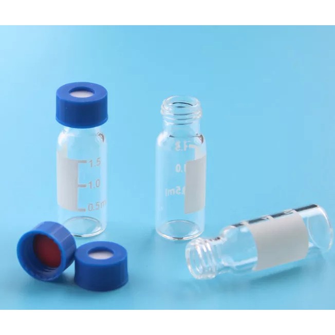 Lọ thủy tinh 2 ml, trắng, nâu dùng cho máy sắc ký