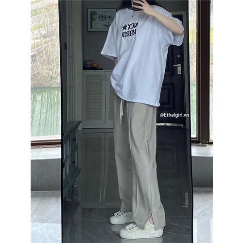 Quần Thể Thao Nữ Xẻ Tà Thời Trang Hàn Quốc