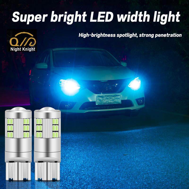 Bộ 2 Đèn LED DRL 194 168 27SMD W5W 18W 3200LM Ánh Sáng Xanh Lá 12V Dành Cho Ô Tô