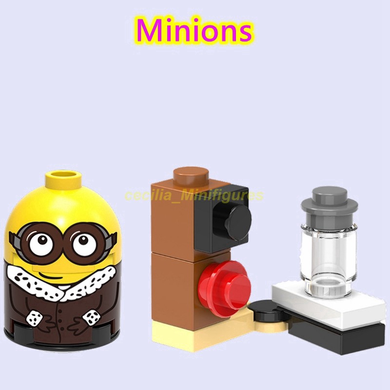 Đồ chơi Lego mini hình Minion hoạt hình dễ thương bắt mắt