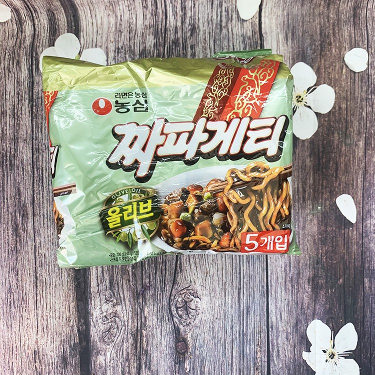 ( LỐC 5 GÓI ) MÌ TƯƠNG ĐEN CHAPAGETTI NONGSHIM HÀN QUỐC 140G