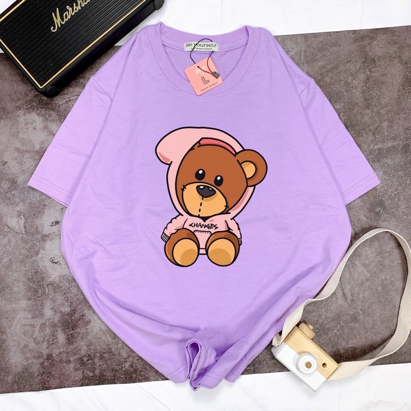 ÁO THUN TAY NGẮN CỔ TRÒN GẤU BEAR