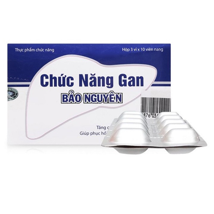 CHỨC NĂNG GAN BẢO NGUYÊN Hộp 30 Viên- GIẢI ĐỘC GAN HIỆU QUẢ - Coastlinecare Pharmacy
