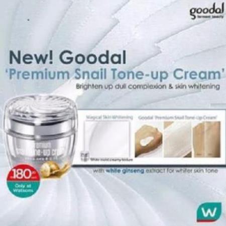 Kem Ốc Sên Hàn Quốc Goodal Premium Snail Tone-up Cream
