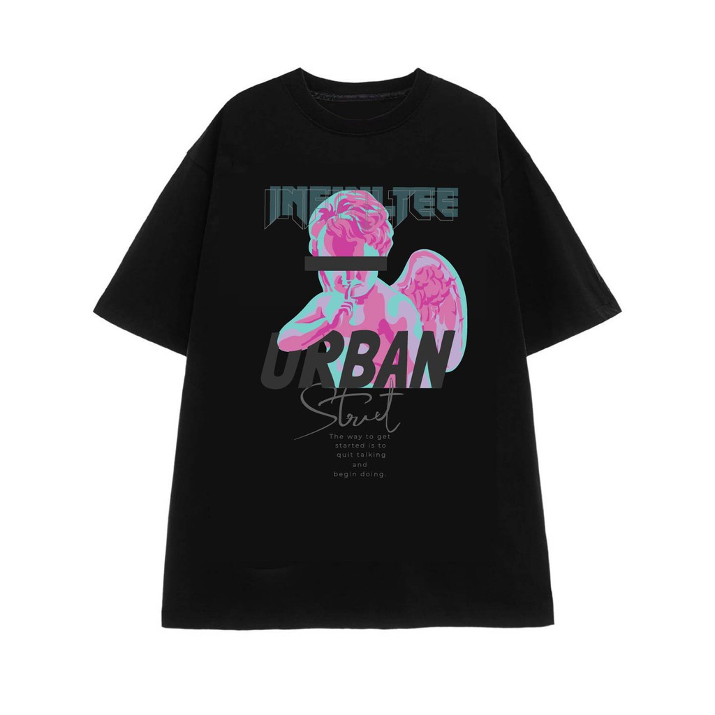 Áo thun in hình FNI0068, Thun 100% COTTON - form rộng UNISEX. Nữ