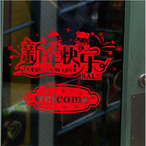 Decal trang trí tết - Bảng WELCOME size lớn ( VIDEO THẬT )