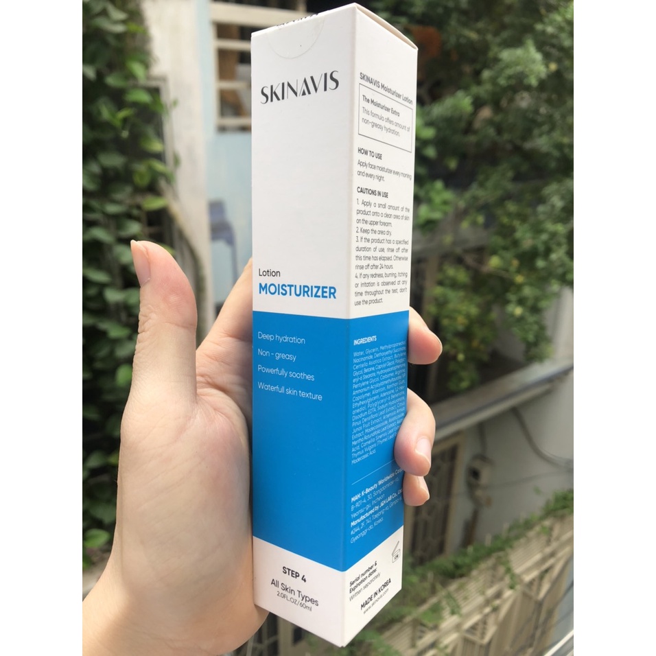 Dưỡng ẩm cho da dầu mụn Skinavis Moisturizer Lotion 60ml