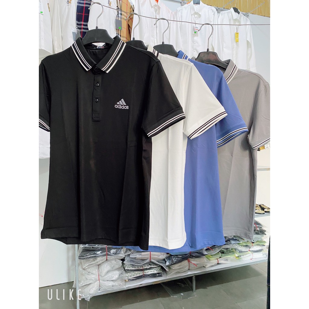 GIẢM 50% áo polo adidas thời trang nam-chất phông thái cực mát,co giãn 4 chiều