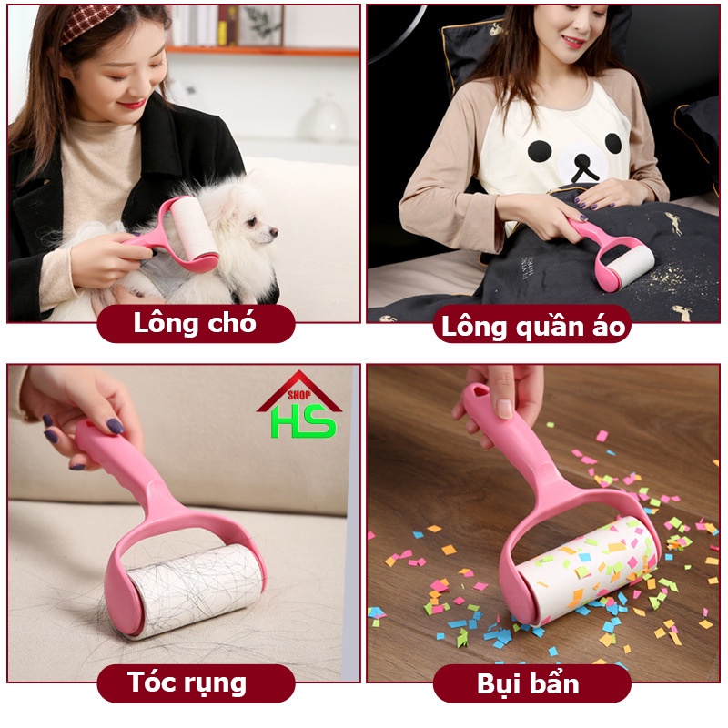 CÂY LĂN BỤI QUẦN ÁO, Ga giường, chăn màn, sofa, lông chó mèo