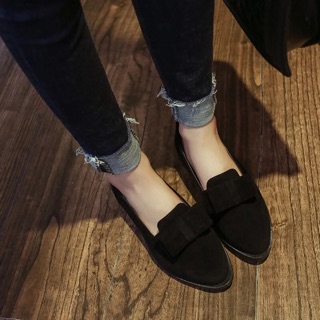 Giày búp bê da lộn sz 35-40