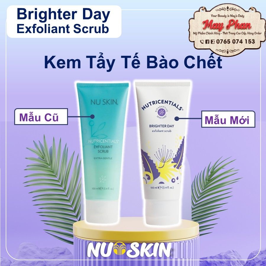 Tẩy tế bào chết brighter day exfoliant scrub Nutricentials
