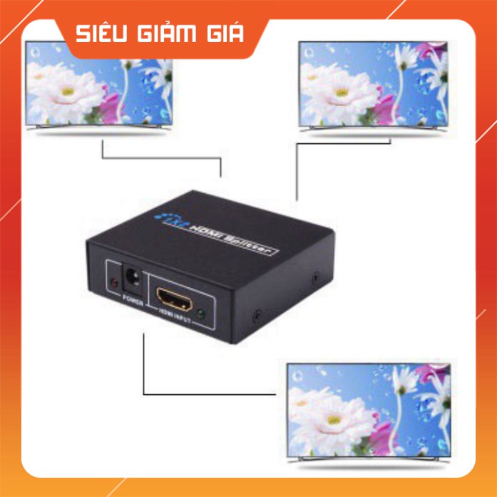 💟💟 Bộ Chia HDMI 1 ra 2 Cổng Kết Nối Máy Tính Ra Hai Màn Hình Chiếu Cùng Lúc – HDMI Splitter 1x2 💟💟