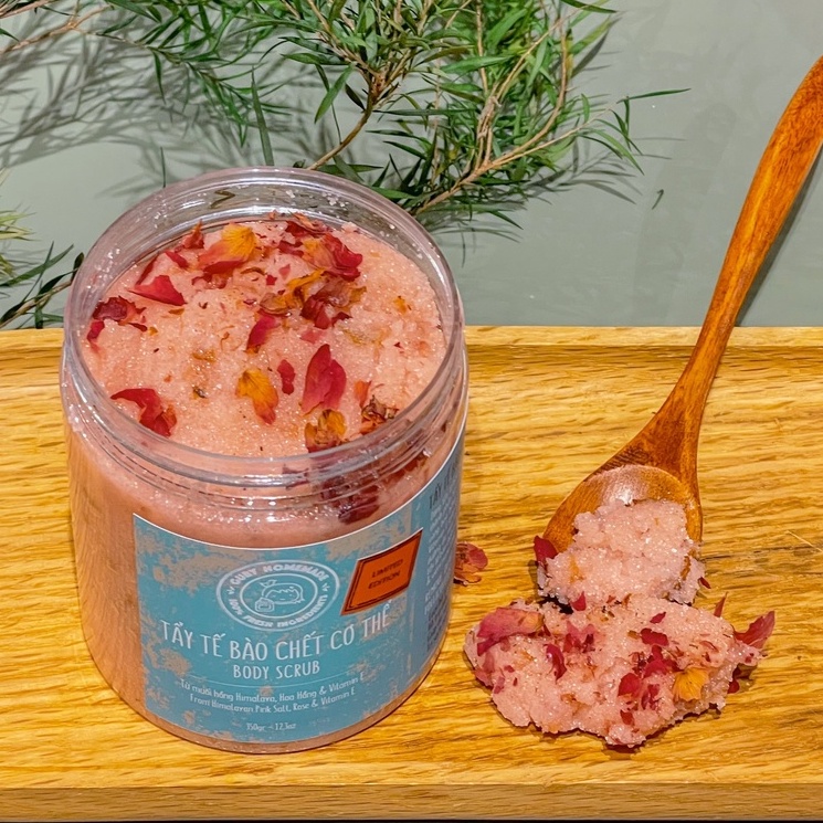 *ᴸᴵᴹᴵᵀᴱᴰ ᴱᴰᴵᵀᴵᴼᴺ* Tẩy Tế Bào Chết Hoa Hồng BODY SCRUB - Handmade By GUBY HOMEMADE