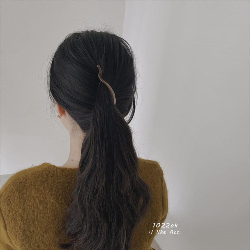 Kẹp tóc càng cua linh hoạt bền bỉ thời trang kiểu Pháp cổ điển cho nữ