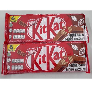Gói 6 thanh bánh Chocolate KitKat 102gr