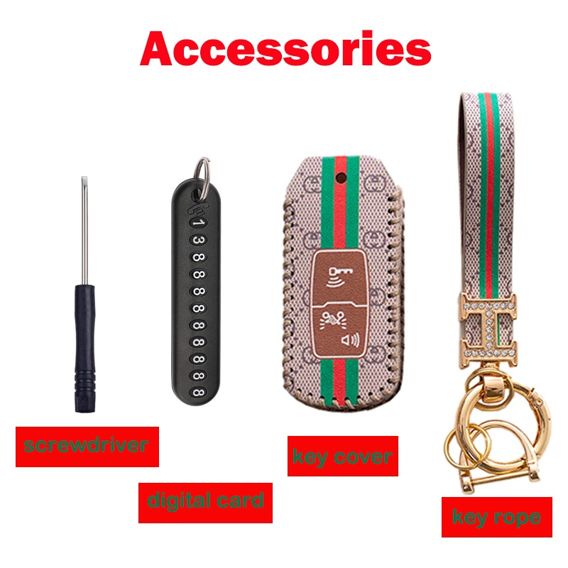 HONDA SH, VISION ,LEAD ,SH MODE ,WINNER X ,Air Blade Chìa đời 2021 Mẫu Mới Bao Da Chìa Khoá Handmade loại 2 nút bấm