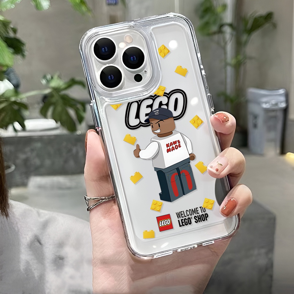 Ốp Điện Thoại Trong Suốt Họa Tiết Hoạt Hình Cho iphone 14 Pro Max 14 Plus 13 11 12 7Plus X XR XS Max